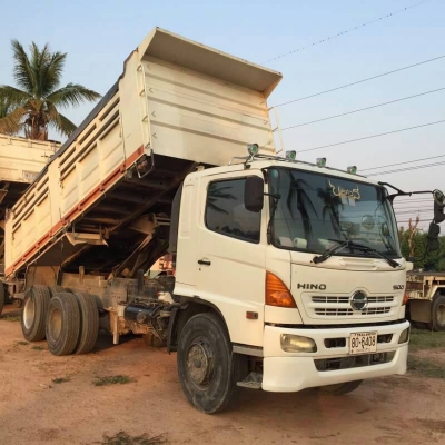 ขาย รถพ่วงดั้มแม่-ลูก HINO MEGA 260 ปี 48 คัสซีสวยตลอดเส้น เครื่องเดิม JO8C-T 260 แรงม้า เกียร์เดิม เอกสารเล่มทะเบียนพร้อมโอน