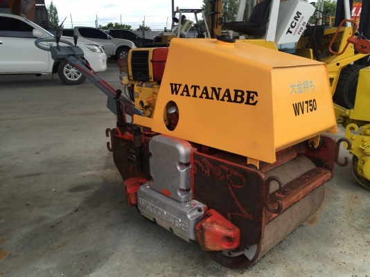 ขายรถบดเดินตามWATANABEรุ่นWV750มือสองญี่ปุ่นสั่นสเทือนได้เครื่องดีเซลยันม่า1สูบสภาพดีพร้อมใช้งานมีให้เลือกหลายคันหลายขนาด