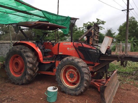 KUBOTA M9540 หาง7 ใบดัน เครื่องเดิม คานหน้าเดิม มือเดียวป้ายแดง รถสวยพร้อมใช้