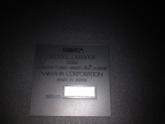 YAMAHA CMX100 เก่าญี่ปุ่นเเท้สภาพสวยใช้ไฟ 12V ใช้งานได้ปกติ