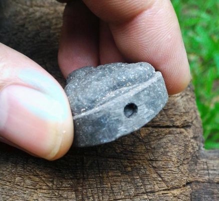 พระปิดตา เนื้อว่านมีคราบเก่าสวยงามมากๆ หลังยันเสาร์ห้า ก้นฝังตะกรุดอุดผงกำลังเสาร์ห้า