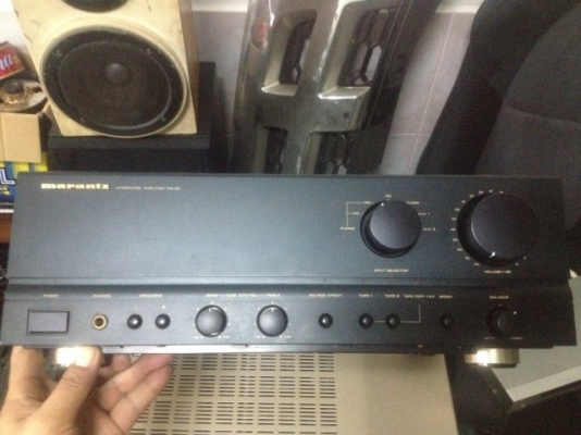 MARANTZ PM50 INTEGRATED เก่าญี่ปุ่นเเท้สภาพสวยใช้ไฟ100Vใช้งานปกติ