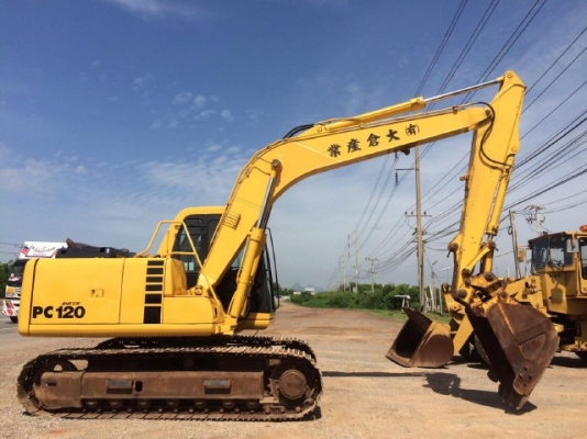 ขายรถแบคโฮ KOMATSU PC120-6 คอลโทรลสั้น สภาพสวยพร้อมใช้ มีVDOการทำงานครับ