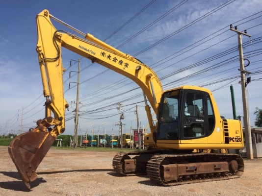 ขายรถแบคโฮ KOMATSU PC120-6 คอลโทรลสั้น สภาพสวยพร้อมใช้ มีVDOการทำงานครับ