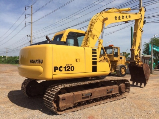 ขายรถแบคโฮ KOMATSU PC120-6 คอลโทรลสั้น สภาพสวยพร้อมใช้ มีVDOการทำงานครับ