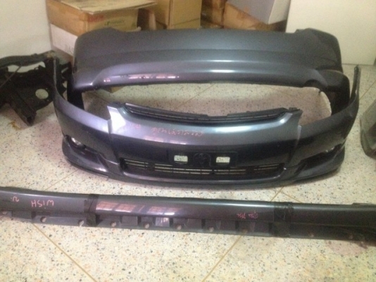 TOYOTA WISH กันชนหน้าหล้งไฟตัดหมอกสเกิตเเต่งรอบคันเก่าญี่ปุ่นสภาพดี