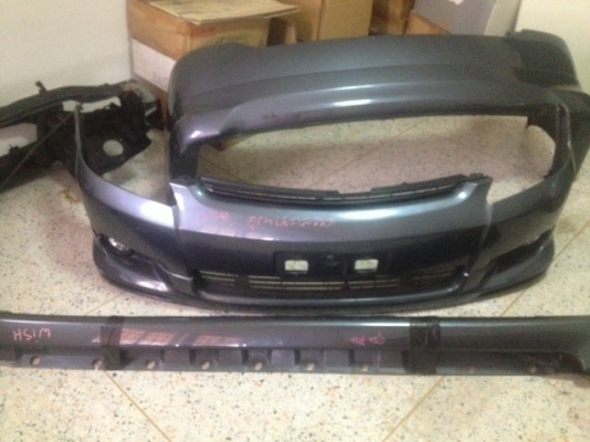 TOYOTA WISH กันชนหน้าหล้งไฟตัดหมอกสเกิตเเต่งรอบคันเก่าญี่ปุ่นสภาพดี