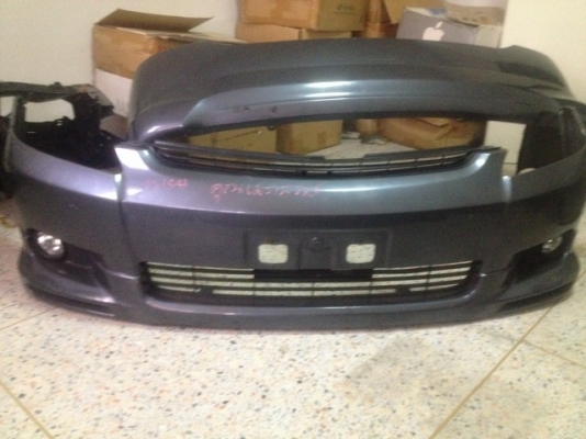 TOYOTA WISH กันชนหน้าหล้งไฟตัดหมอกสเกิตเเต่งรอบคันเก่าญี่ปุ่นสภาพดี