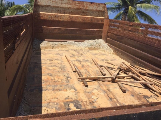 6 ล้อดั้ม 195 แรง HINO FF3H รถห้างแท้เดิมๆ หัวเก็บสีใหม่ สวย