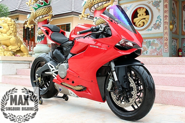 Ducati panigale 899 ปี2015 สภาพป้ายแดง เหมือนมือ1 ออกห้าง วิ่งใช้งานไปแค่ 9xx km แท้ๆ ไม่ล้มหรือชน เทพๆ
