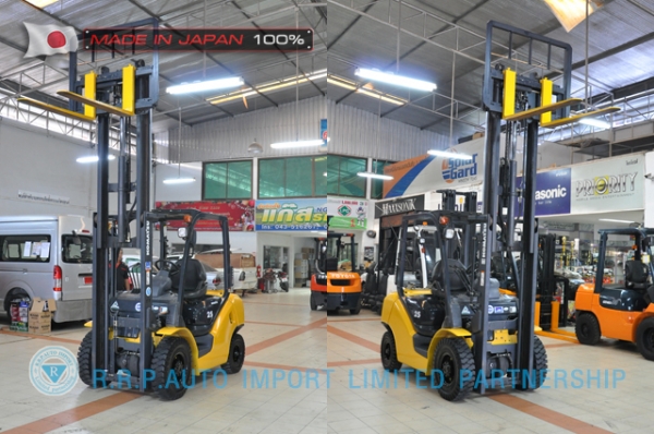 ขายรถโฟล์คลิฟท์มือสอง KOMATSU รุ่น FG25HT-583201 ราคา 285,000 บาท นำเข้าจากประเทศญี่ปุ่น 100\% ไม่เคยใช้งานในไทย