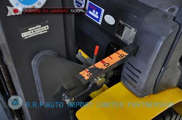 ขายรถโฟล์คลิฟท์มือสอง KOMATSU รุ่น FG25HT-583201 ราคา 285,000 บาท นำเข้าจากประเทศญี่ปุ่น 100\% ไม่เคยใช้งานในไทย
