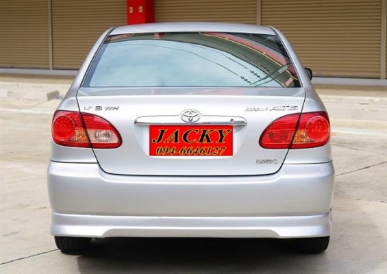 TOYOTA ALTIS 1.8G Top สีบ.เงิน ปี2002