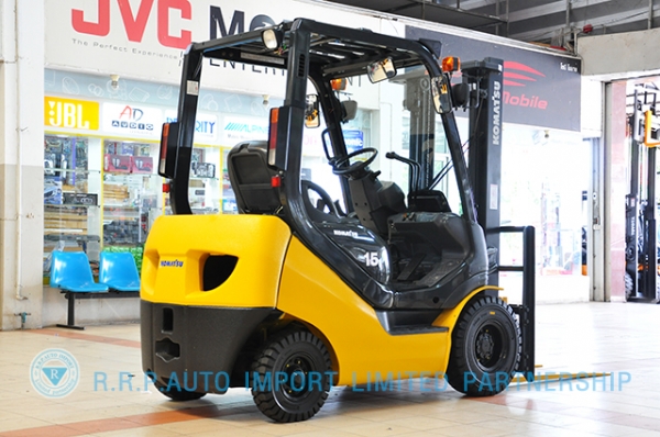 ขายรถโฟล์คลิฟท์มือสอง KOMATSU รุ่น FG15LT-658827 ราคา195,000 บาท นำเข้าจากญี่ปุ่น ไม่เคยใช้งา่นในไทย