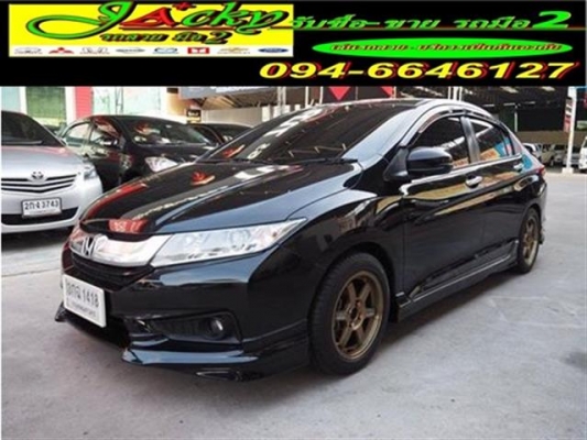 All new Honda City 1.5sv ตัวTOP สีดำ ปี2014 All new Honda City 1.5sv ตัวTOP สีดำ ปี2014