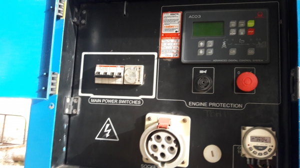 เครื่องปั่นไฟ 45KVA ตู้นอก ไม่เคยใช้ในไทย