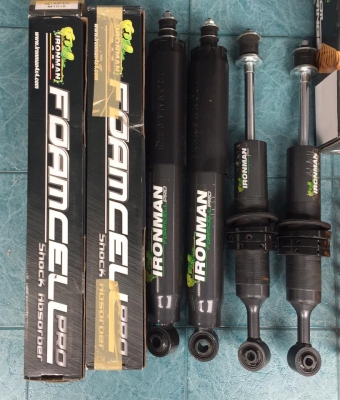 ขายขาดทุน1หมื่น โช้ค+สปริง Ironman Foamcell Pro Fullset  ใส่รถFortuner