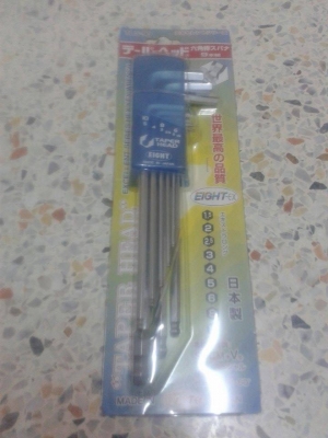 ประแจหกเหลี่ยมหัวบอลยาว Eight : TLS9D ประแจหกเหลี่ยมหัวบอลยาว Eight : TLS9D