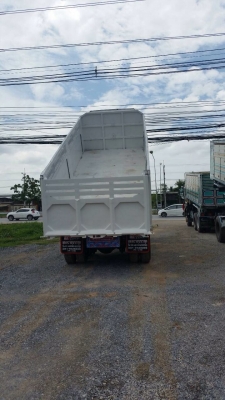 ขายรถบรรทุกสิบล้อดัมพ์ Mitsubishi TURBO TF#2xx เครื่องเดิม 6d16 turbo-220 แรง 2 เพลา ปี 39 กระบะดัมพ์เหล็ก ทะเบียนพร้อม