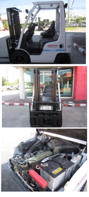 ขายรถโฟร์คลิฟท์ Nissan 1.5 ตัน เสาสูง 3 เมตร