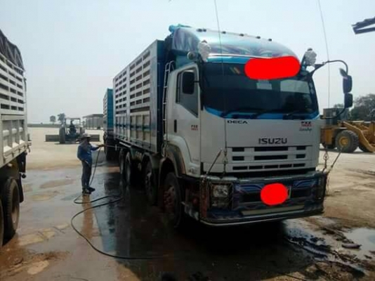 ขายรถสิบล้อ ISUZU DECA 360ปี56 ดั้มเหล็กคอกเกษตร พ่วงแม่ลูก พ่วงรถสวยเดิมบาง