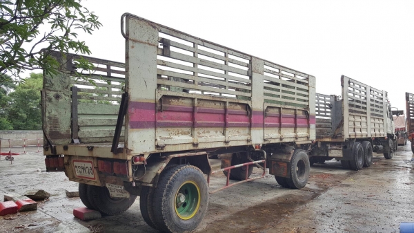 ขาย รถพ่วงแม่-ลูกไม่ดั้ม NISSAN UD วางเครื่อง HINO K13D 260 แรงม้า คัสซีสวยตลอดเส้น เอกสารเล่มทะเบียนพร้อมโอน