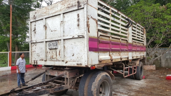 ขาย รถพ่วงแม่-ลูกไม่ดั้ม NISSAN UD วางเครื่อง HINO K13D 260 แรงม้า คัสซีสวยตลอดเส้น เอกสารเล่มทะเบียนพร้อมโอน