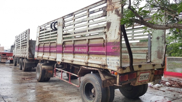 ขาย รถพ่วงแม่-ลูกไม่ดั้ม NISSAN UD วางเครื่อง HINO K13D 260 แรงม้า คัสซีสวยตลอดเส้น เอกสารเล่มทะเบียนพร้อมโอน