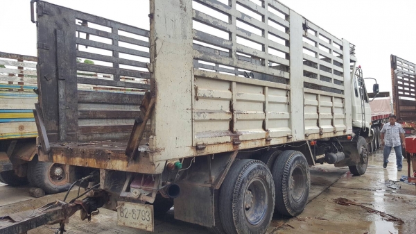 ขาย รถพ่วงแม่-ลูกไม่ดั้ม NISSAN UD วางเครื่อง HINO K13D 260 แรงม้า คัสซีสวยตลอดเส้น เอกสารเล่มทะเบียนพร้อมโอน