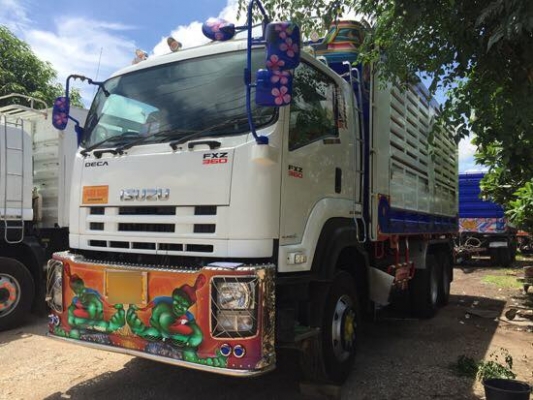 ขายรถสิบล้อ ISUZU DECA 360ปี56 ดั้มเหล็กคอกเกษตร พ่วงแม่ลูก พ่วงรถสวยเดิมบาง