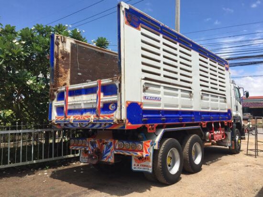 ขายรถสิบล้อ ISUZU DECA 360ปี56 ดั้มเหล็กคอกเกษตร พ่วงแม่ลูก พ่วงรถสวยเดิมบาง