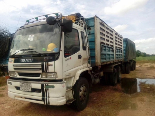 ขายรถสิบล้อ ISUZU DECA 320 ปี50 ดั้มคอกเกษตร ดั้มเหล็ก พ่วงแม่ลูกรถสวยพร้อมใช้งานเดิมบางๆ สภาพดี เดิมๆ