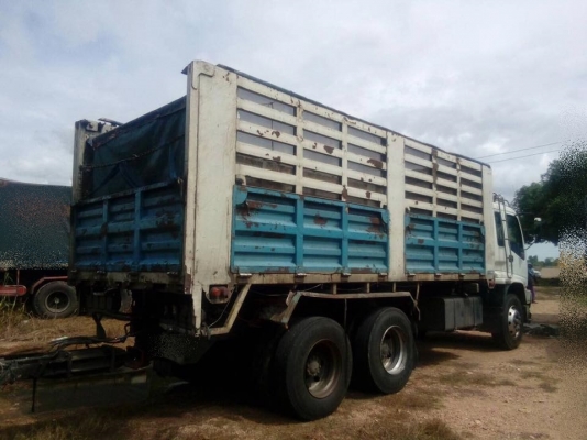 ขายรถสิบล้อ ISUZU DECA 320 ปี50 ดั้มคอกเกษตร ดั้มเหล็ก พ่วงแม่ลูกรถสวยพร้อมใช้งานเดิมบางๆ สภาพดี เดิมๆ