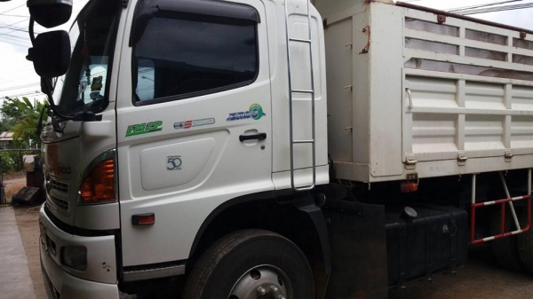 ขายรถสิบล้อ HINO FM2P 380แรง ปี56 พ่วงแม่ลูกดั้มเหล็ก อู่พนัส รถสวยมากวิ่งน้อย รถพร้อมใช้งาน