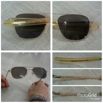 แว่นตาวินเทจเสืออากาศ  ลิมิเต็ด เอดิชั่น  Randolph Aviator U.S.A.