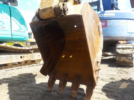 Komatsu PC128US-2EO ปี 2003 ใบแทร็คติดก้อนยาง นำเข้าจากญี่ปุ่น ถึงไทยเร็ว ๆ นี้ ราคาไม่แพงครับ