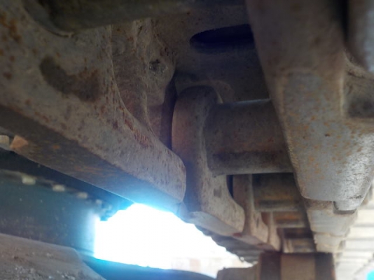 Komatsu PC128US-2EO ปี 2003 ใบแทร็คติดก้อนยาง นำเข้าจากญี่ปุ่น ถึงไทยเร็ว ๆ นี้ ราคาไม่แพงครับ