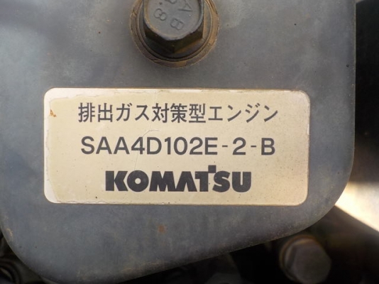 Komatsu PC128US-2EO ปี 2003 ใบแทร็คติดก้อนยาง นำเข้าจากญี่ปุ่น ถึงไทยเร็ว ๆ นี้ ราคาไม่แพงครับ