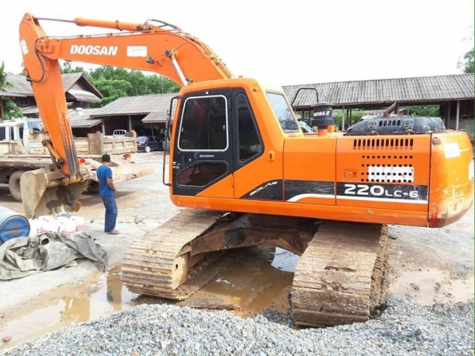 ขาย!! >>> Doosan 220LC-6 <<< รถพร้อมใช้งาน เอวไม่หลวม ราคา 880,000 บาท