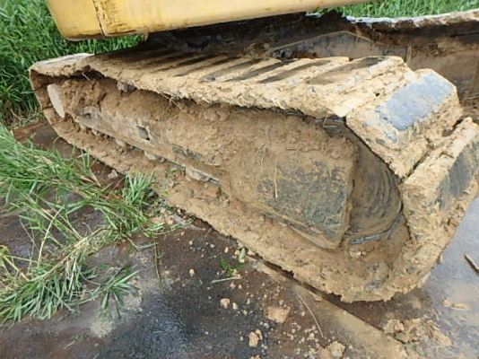 CAT 313CCR YR2004 ใบแทร็คติดก้อนยาง ใช้งานน้อยแค่ 2911 ชม. นำเข้าจากญี่ปุ่น