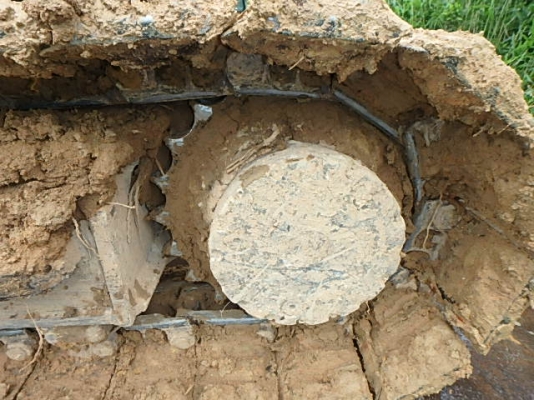 CAT 313CCR YR2004 ใบแทร็คติดก้อนยาง ใช้งานน้อยแค่ 2911 ชม. นำเข้าจากญี่ปุ่น