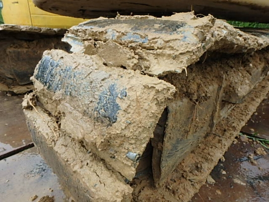 CAT 313CCR YR2004 ใบแทร็คติดก้อนยาง ใช้งานน้อยแค่ 2911 ชม. นำเข้าจากญี่ปุ่น