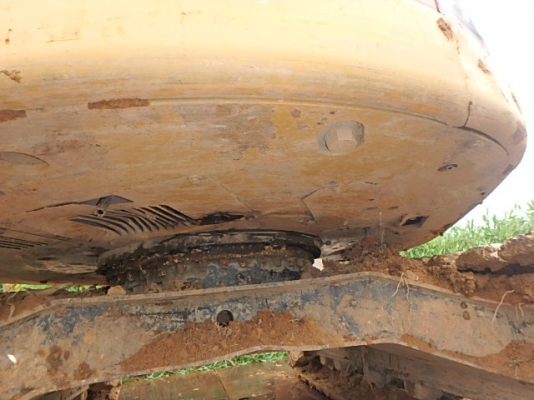 CAT 313CCR YR2004 ใบแทร็คติดก้อนยาง ใช้งานน้อยแค่ 2911 ชม. นำเข้าจากญี่ปุ่น