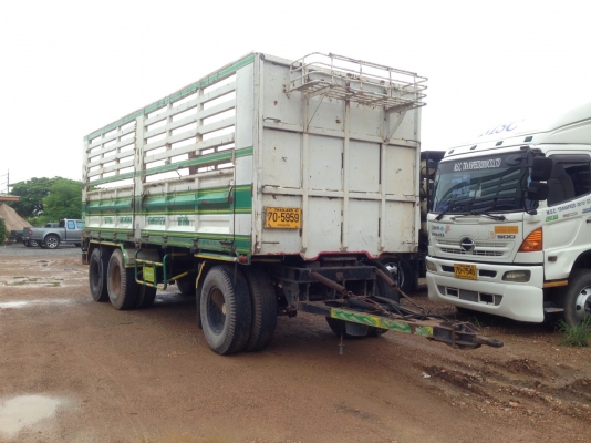 ขาย ลูกพ่วง3เพลาแท้ไม่ดั้มพ์/อู่สหะกิจ/ยาว 7.2ม./ปี49