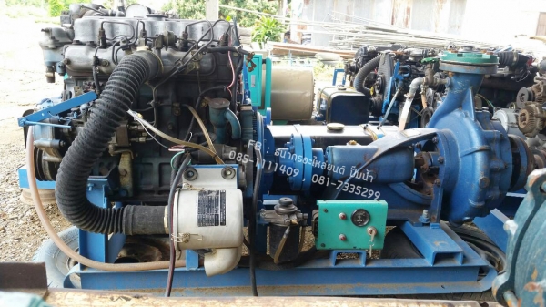 ปั๊มน้ำแรงดันสูงชนเครื่องยนต์ดีเซล