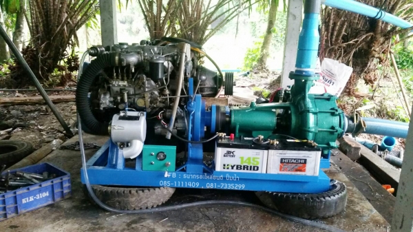 ปั๊มน้ำแรงดันสูงชนเครื่องยนต์ดีเซล