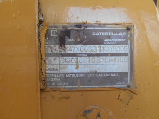 CAT D5B เครื่อง 10Z ซีเรียล 47X00631 นำเข้าจากญี่ปุ่น ไม่เคยใช้งานในไทย ถึงไทยเร็ว ๆ นี้ครับ