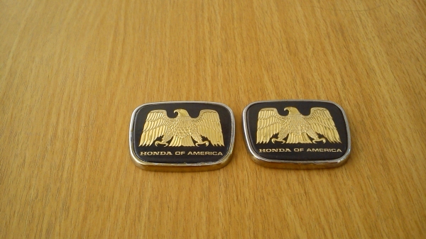 โลโก้ HONDA OF AMERICA ตัวสีทอง