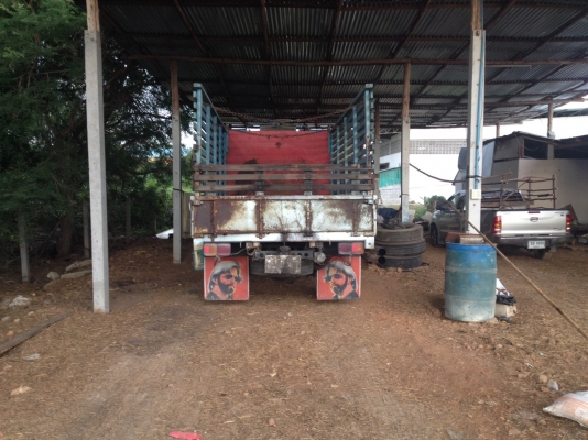 ขายรถบรรทุก Hino FC4J ปี43 หัวเดิม คัตซีสวย ใช้น้อย บรรทุกถังน้ำยาง