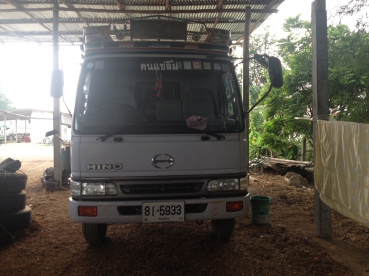 ขายรถบรรทุก Hino FC4J ปี43 หัวเดิม คัตซีสวย ใช้น้อย บรรทุกถังน้ำยาง